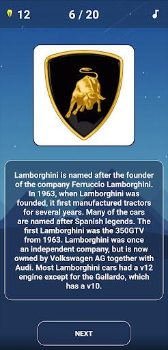 Car Logo Quiz - Gameplay image of android game