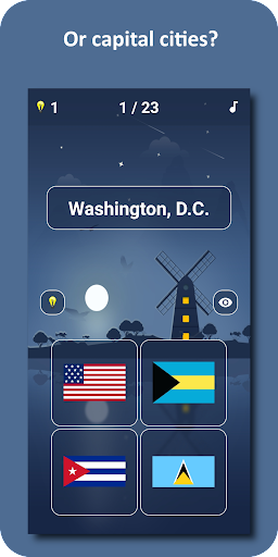 Flags of World Countries Quiz - Gameplay image of android game