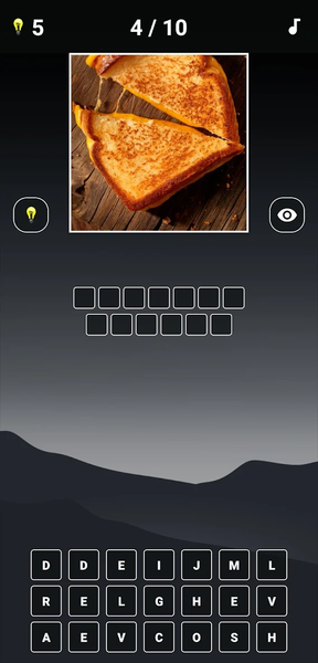 Food Quiz: Guess the Food - Gameplay image of android game