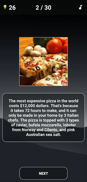 Food Quiz: Guess the Food - Gameplay image of android game