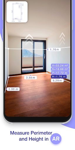 AR Plan 3D Tape Measure, Ruler - عکس برنامه موبایلی اندروید