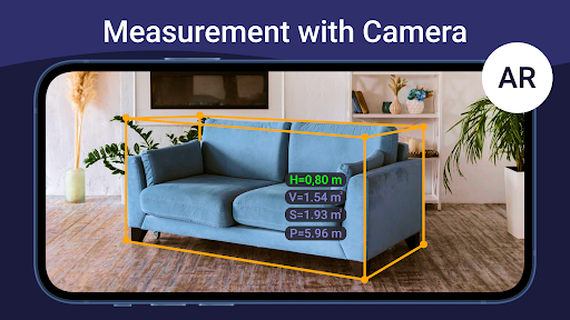 AR Ruler App: Tape Measure Cam - عکس برنامه موبایلی اندروید