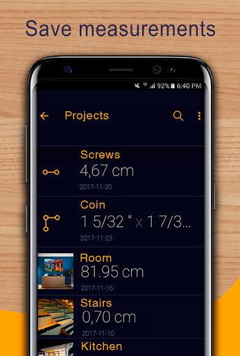 Tape Measure: Measuring Ruler - Image screenshot of android app