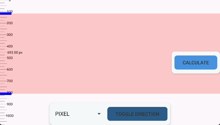 Tape Measure Ruler - Image screenshot of android app