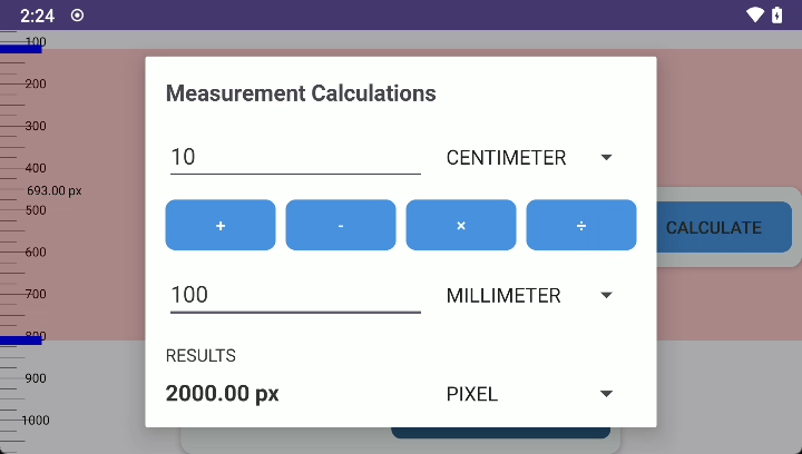 Tape Measure Ruler - Image screenshot of android app