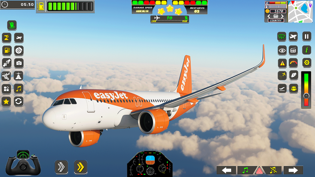 Aeroplane Flight Pilot Game ۳D - عکس بازی موبایلی اندروید