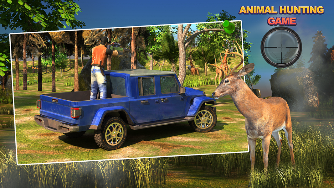 Animal Hunting 3d Gun Games - عکس بازی موبایلی اندروید