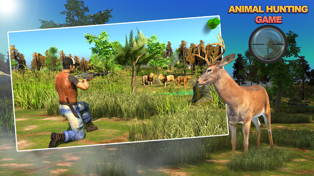 Animal Hunting 3d Gun Games - عکس بازی موبایلی اندروید