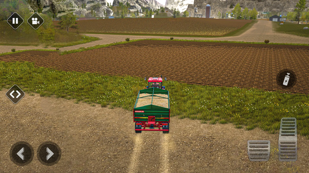 Farming Tractor Games 2023 - Gameplay image of android game
