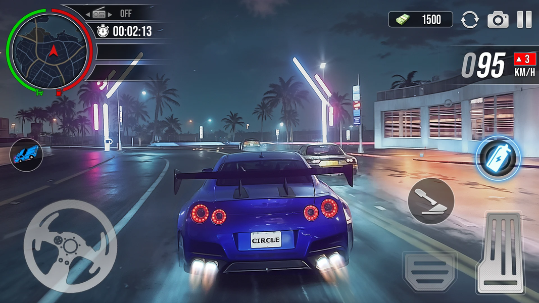 Car Driving Midnight Drifting - عکس بازی موبایلی اندروید