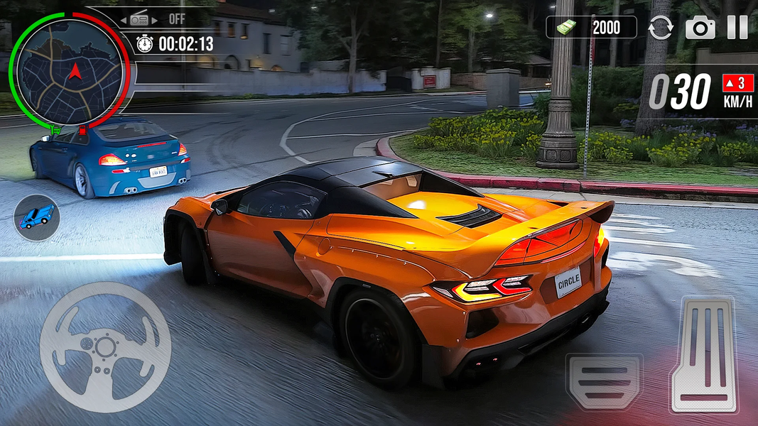 Car Driving Midnight Drifting - عکس بازی موبایلی اندروید