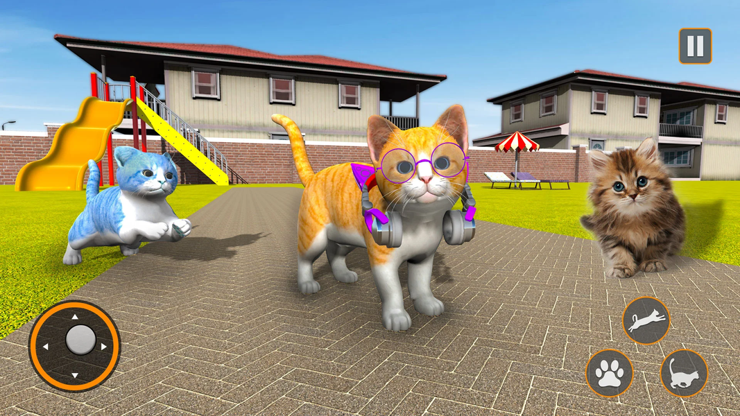 Cat Simulator Games 2023 - Gameplay image of android game