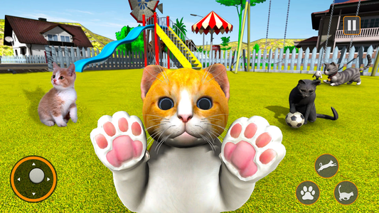 my cat cute Simulator Game - Jogo de estimação virtual de gato e cachorro  grátis para crianças::Appstore for Android