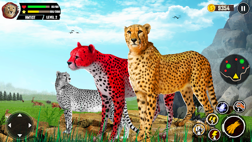 Wild Cheetah Simulator Games - عکس بازی موبایلی اندروید