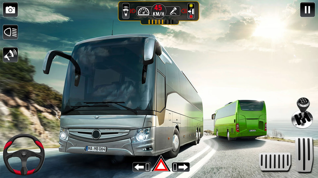 Coach Bus Simulator 3D Driving - عکس بازی موبایلی اندروید