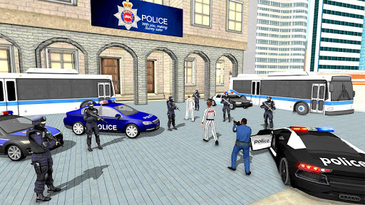 US City Police Car Prisoners Transport - عکس بازی موبایلی اندروید