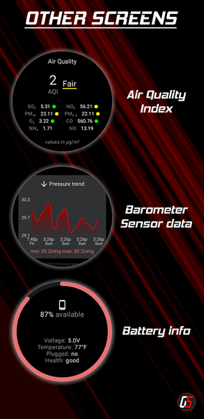 Wear OS Toolset Complications - عکس برنامه موبایلی اندروید