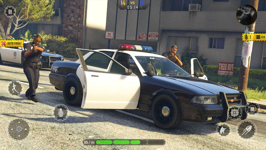 Cop Car Simulator: Cop Games - Gameplay image of android game