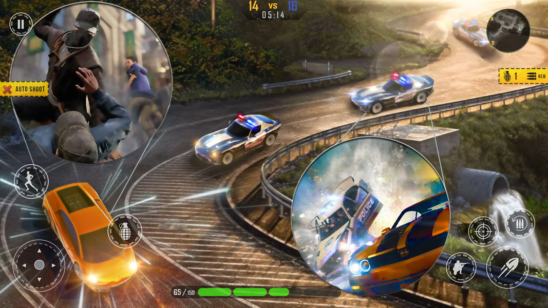 Cop Car Simulator: Cop Games - عکس بازی موبایلی اندروید