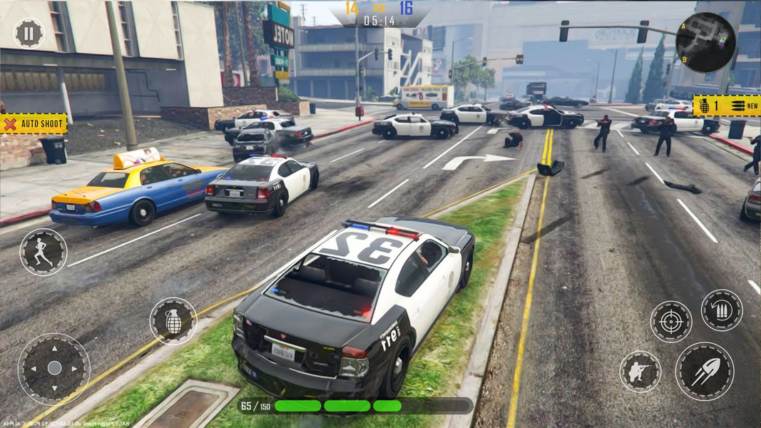 Cop Car Simulator: Cop Games - Gameplay image of android game