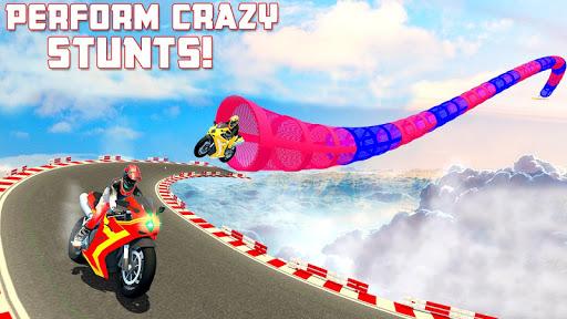 Crazy Bike Stunts: Racing Obsession - Gameplay image of android game