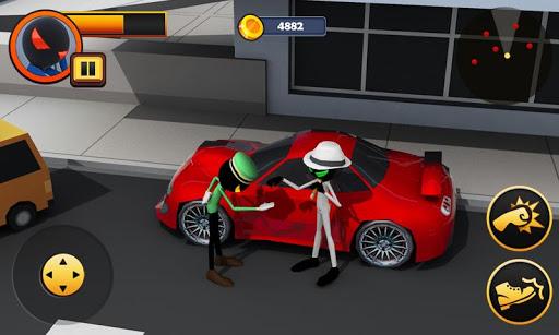 Criminal Stickman Escape 3D - Gameplay image of android game