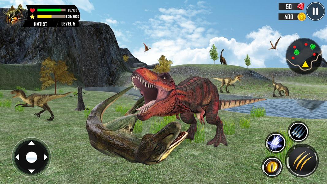 Dinosaur Simulator 3d offline - Gameplay image of android game