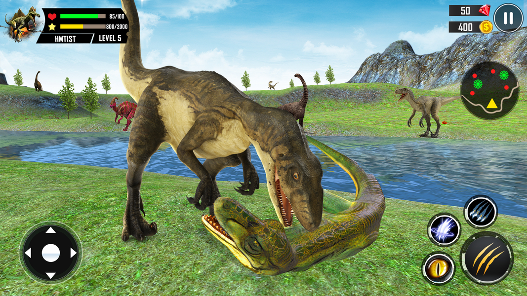 Dinosaur Simulator 3d offline - Gameplay image of android game