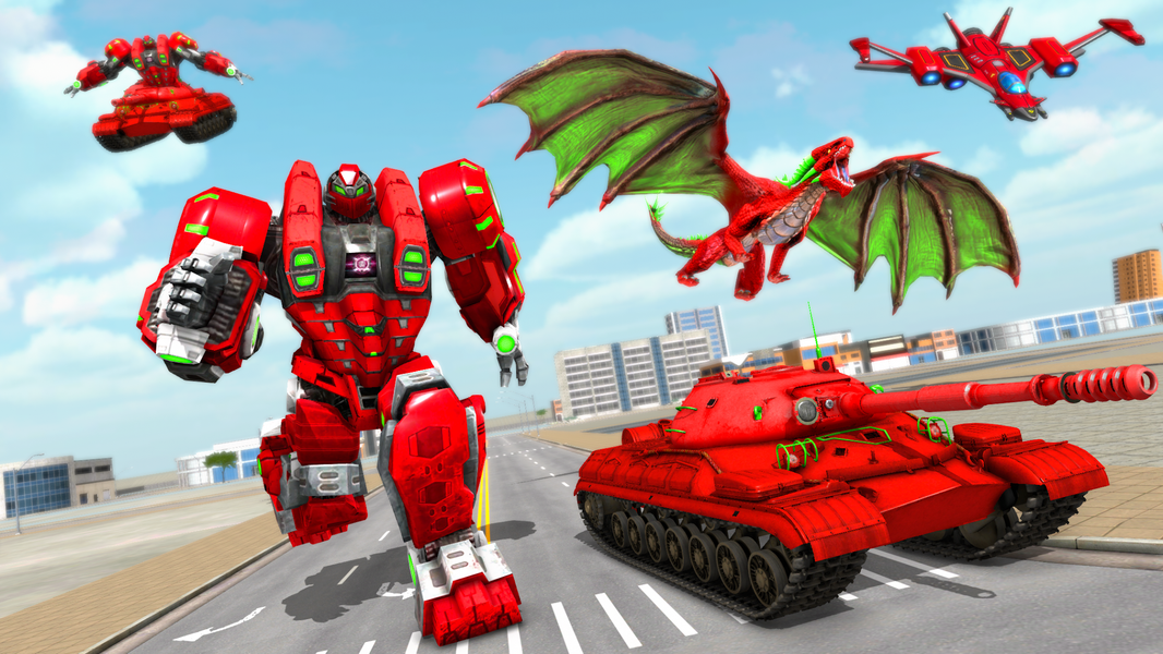 Robot Transform Fight & Battle - Gameplay image of android game