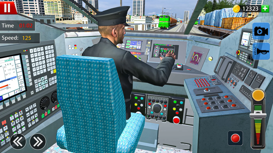Train Driver Simulator Game - Gameplay image of android game