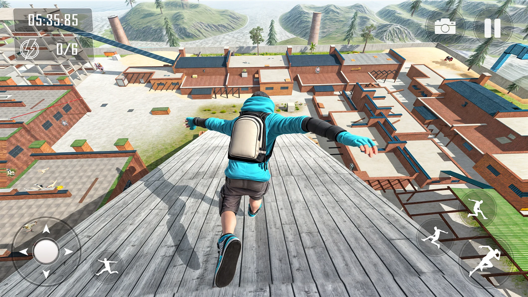 Going Up Parkour Game: Rooftop - عکس بازی موبایلی اندروید