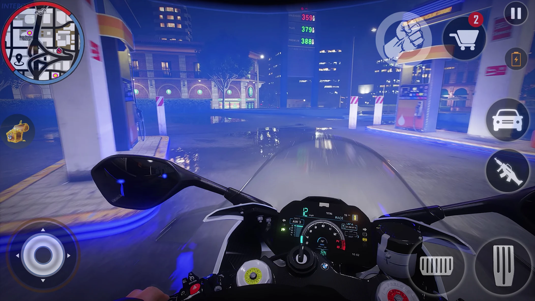 Highway Bike Riding & Racing - عکس بازی موبایلی اندروید