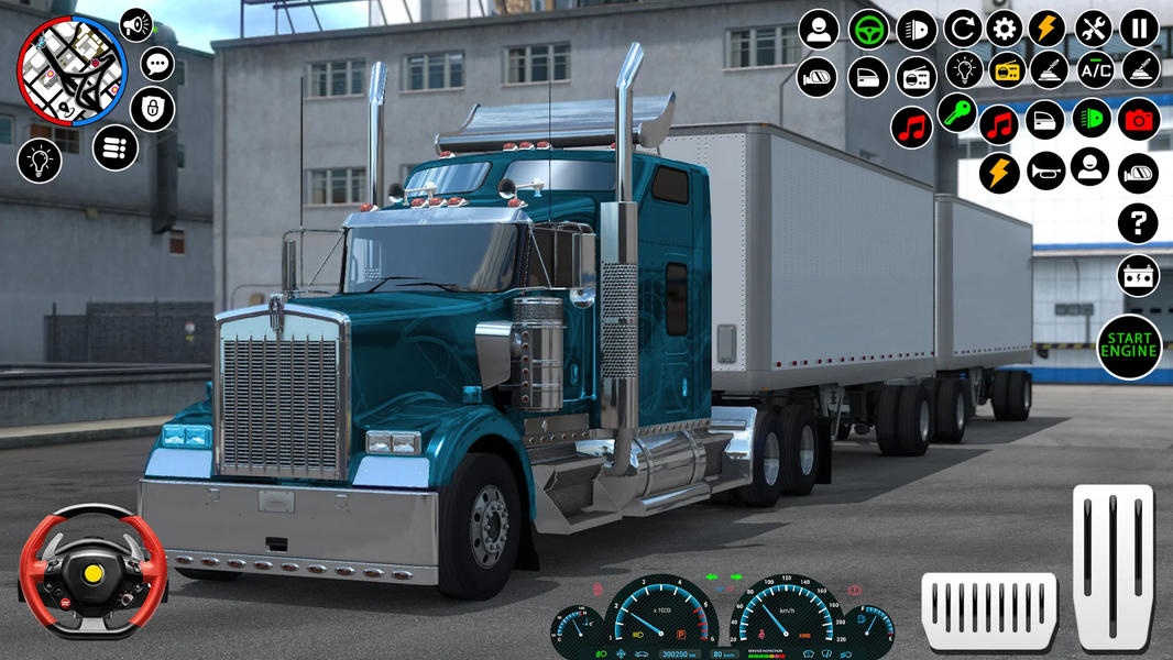 Truck Simulator: Euro Truck - Gameplay image of android game