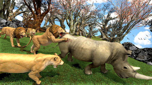 Lion Family Game - Animal Sim - عکس برنامه موبایلی اندروید