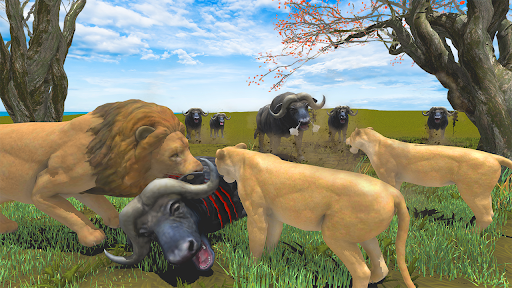 Lion Family Game - Animal Sim - عکس برنامه موبایلی اندروید