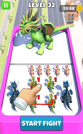 Merge Dragon Master Battle 3D - Gameplay image of android game