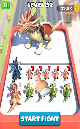 Merge Dragon Master Battle 3D - Gameplay image of android game