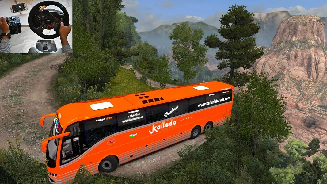 Offroad Bus Simulator 3d drive - عکس بازی موبایلی اندروید