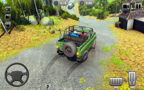 Offroad Jeep Driving & Racing - Gameplay image of android game