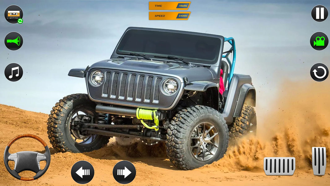 Offroad Jeep Car Driving ۴x۴ - عکس بازی موبایلی اندروید