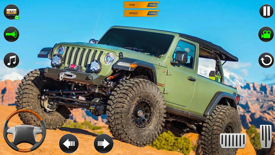 Offroad Jeep Car Driving ۴x۴ - عکس بازی موبایلی اندروید