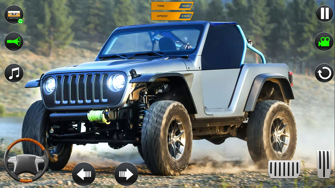 Offroad Jeep Car Driving ۴x۴ - عکس بازی موبایلی اندروید