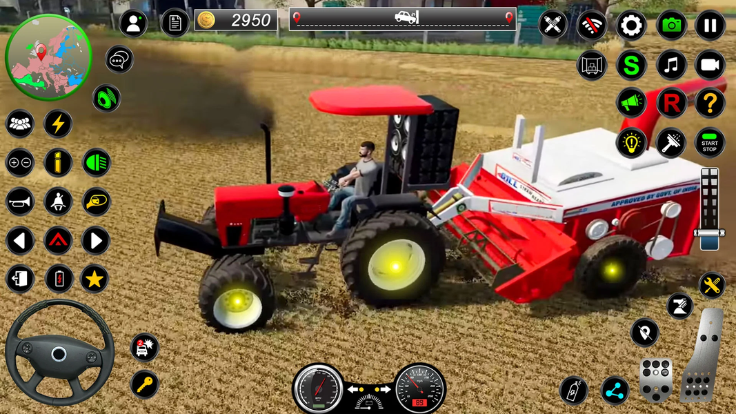 Indian Farmer Tractor Farming - عکس بازی موبایلی اندروید