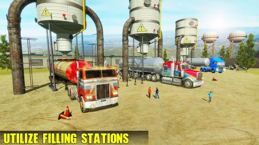 Offroad Oil Tanker Transporter Truck Drive - Gameplay image of android game