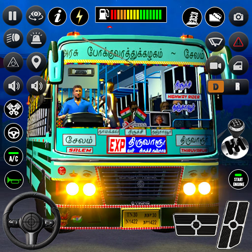 Real Passenger Bus Driving Sim - Gameplay image of android game