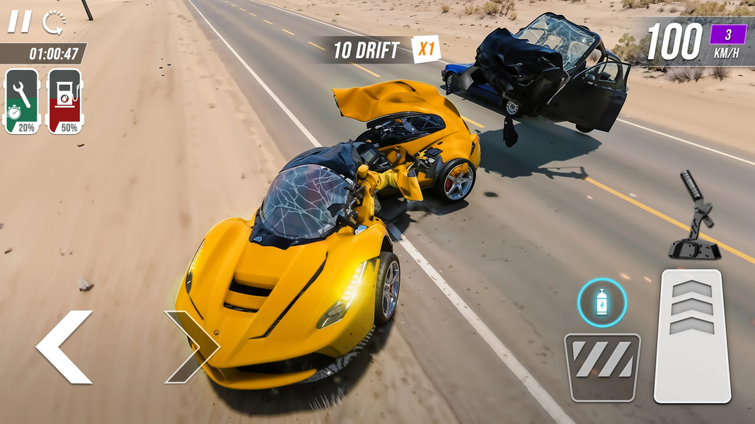 Real Car Crash Driving Game ۳D - عکس بازی موبایلی اندروید