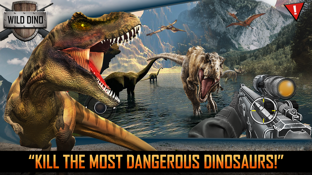 Wild Dino Hunting Jungle Games - عکس بازی موبایلی اندروید