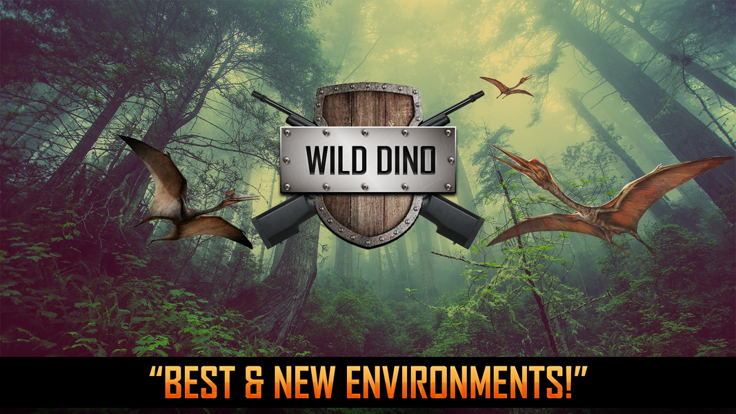 Wild Dino Animal Hunting Games - عکس بازی موبایلی اندروید