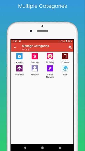 Password Vault Lite - Image screenshot of android app
