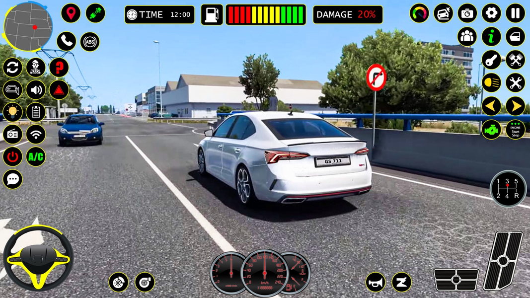 Car Simulator Car Game 3D 2023 - Gameplay image of android game